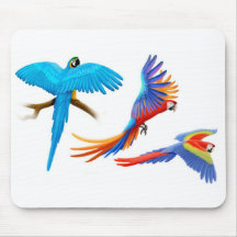 Tre Macaws Mousepad Musmatta