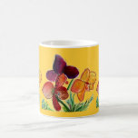 Tre Orchids och solsken Kaffe Mugg