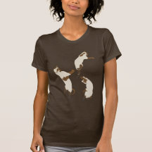 Tre skämtsamma Siamese T-skjortor Tshirts