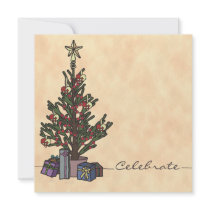 Tree 5,25"" inbjudan x5.25