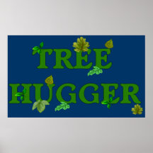 Tree hugger affisch