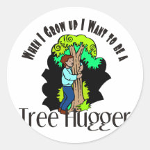 Tree hugger klistermärken