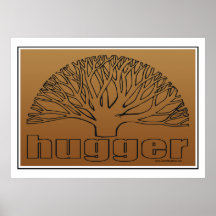 Tree hugger print