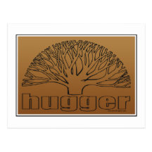 Tree hugger vykort