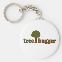 Treehugger (träd) nyckel ring