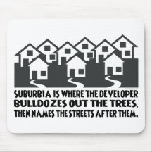 Treeless förorterna musmatta