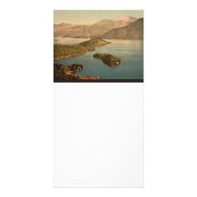 Tremezzina fjärd, sjö Como, italien Fotokort