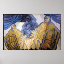 Trena maskerar, vid Juan Gris Print