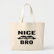 Trevlig mustasch Bro Kasse