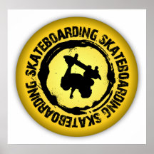 Trevlig Skateboarding förseglar 2 Affischer