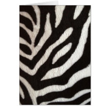 trevligt zebra tryckmönster hälsningskort