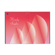 Tri-Segla genomskinligt scarlet seglar personlig iPad Mini Cases