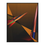 TRIANGULATING RÖD (863) 24 X 30 STRÄCKTA CANVAS TRYCK