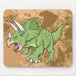 TriceratopsDinosaurmusen vadderar Mus Matta