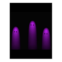 Trio av spöken (Fuschia) Vykort