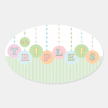 TRIPLETSbabyklistermärke