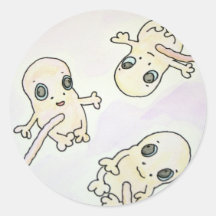 Tripletsklistermärkear