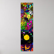 Trippy himmel print