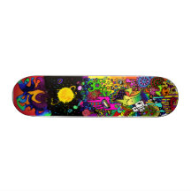 Trippy himmelkortkort skate decks