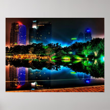 Trippy stad print