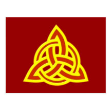 triquetta keltischer Knoten celtic knot Postkarte