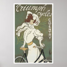 Triumfen cyklar Coverntry Affisch