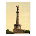 Triumphal kolonn, Berlin, tysklanda sällsynta Phot Vykort