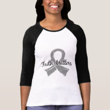 Tro betyder cancer för 5 hjärna t shirt