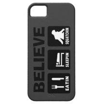 Tro i Bigfoot Eatin Sleepin Squatchin iPhone 5 Case-Mate Skal