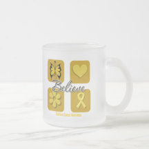 Tro inspirationbarndomcancer kaffe koppar