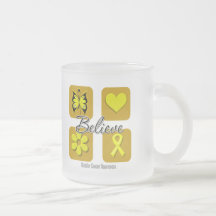 Tro inspirationblåsacancer kaffe kopp