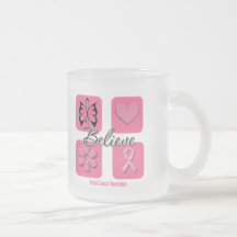 Tro inspirationbröstcancer mugg