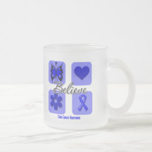 Tro inspirationkoloncancer kaffe mugg