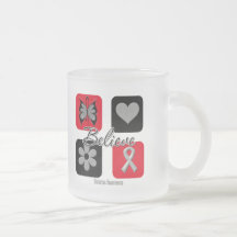 Tro inspirationsockersjukamedvetenhet kaffe mugg