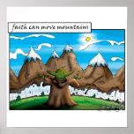 Tro kan flyttningberg print