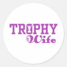 Troféfru Runda Klistermärken