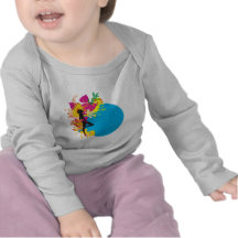 tropisk flickavektordesign t-shirt