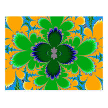 Tropisk Fractal Vykort