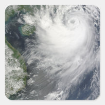Tropisk storm Koppu som nearing landfall Klistermärken