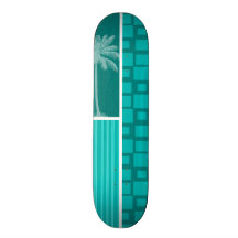Tropisk turkos kvadrerar skate decks