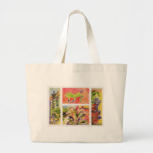 Tropiska Honduras hänger lös Tote Bags