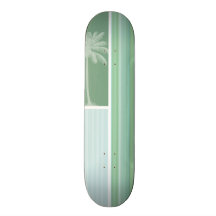 Tropiska Seafoam, vis mangrönt & baby blue Skate Board Decks