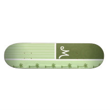 Tropiskt palmträdmönster skate decks