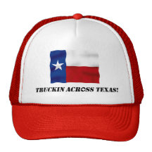 Truckin över Texas - röd truckerkeps