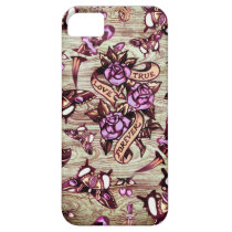 True Love Surfabilly butterfly pattern. casemate fodral
