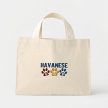 Tryck 1 för HAVANESE-pappatass Kassar