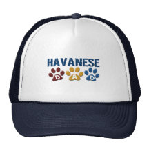 Tryck 1 för HAVANESE-pappatass Keps