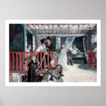 Tryck för Carl Larsson namnsdagkonst Posters