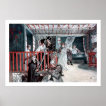 Tryck för Carl Larsson namnsdagkonst Posters