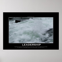 Tryck för foto för LEDARSKAPflodforar Motivational Print